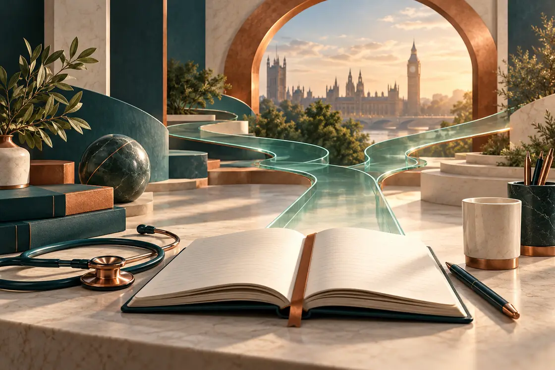 Conceptual exam preparation illustration